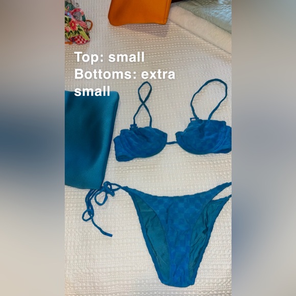 Triangl blue bikini - Picture 2 of 2